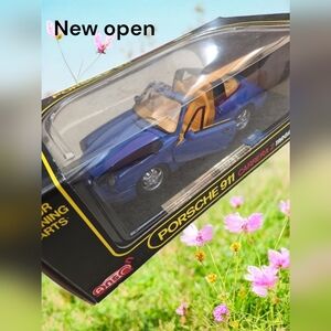 Vintage Porsche 911 Carrera 2 target metal die-cast car collectible